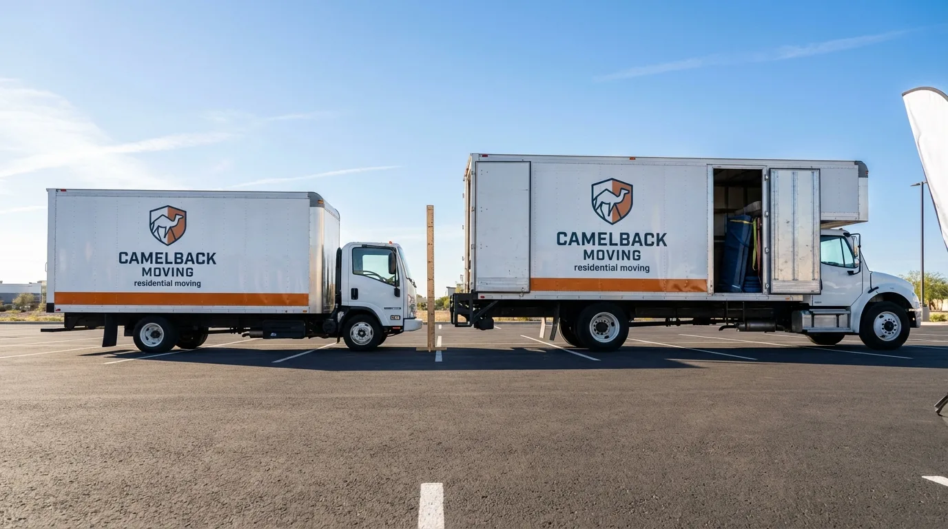 Moving truck size capacity guide in Leetonia